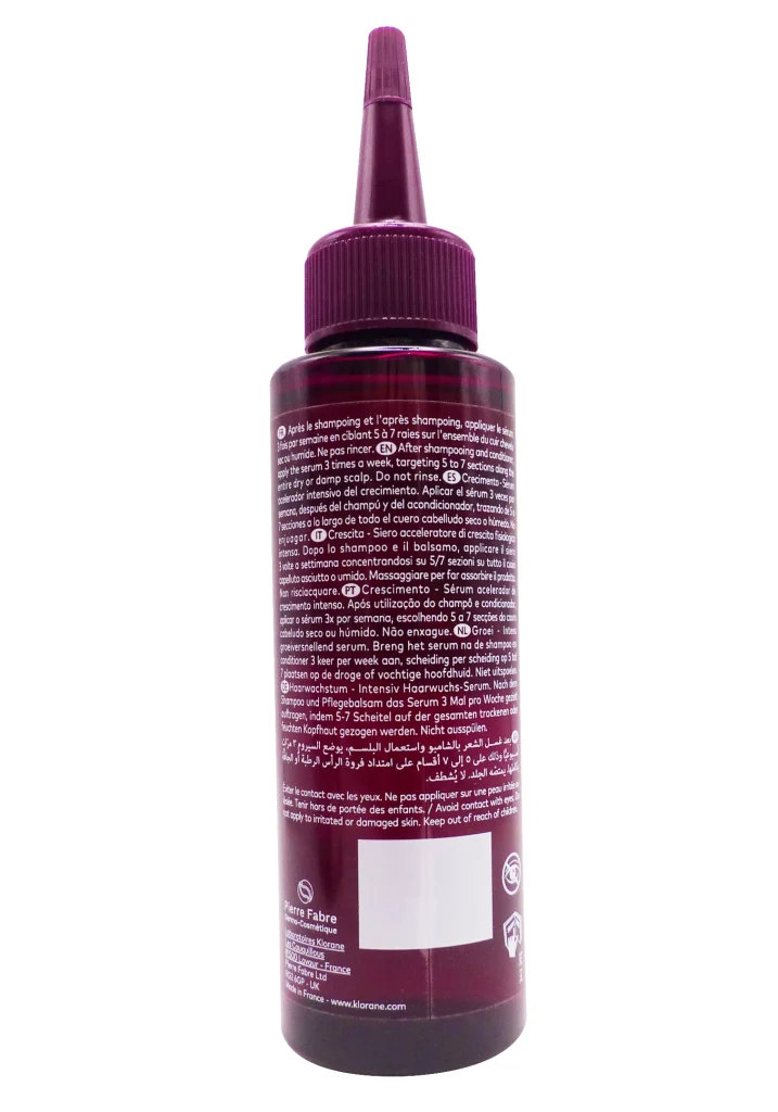 KLORANE SERUM CROISSANCE 200ML 4 apres shampooing