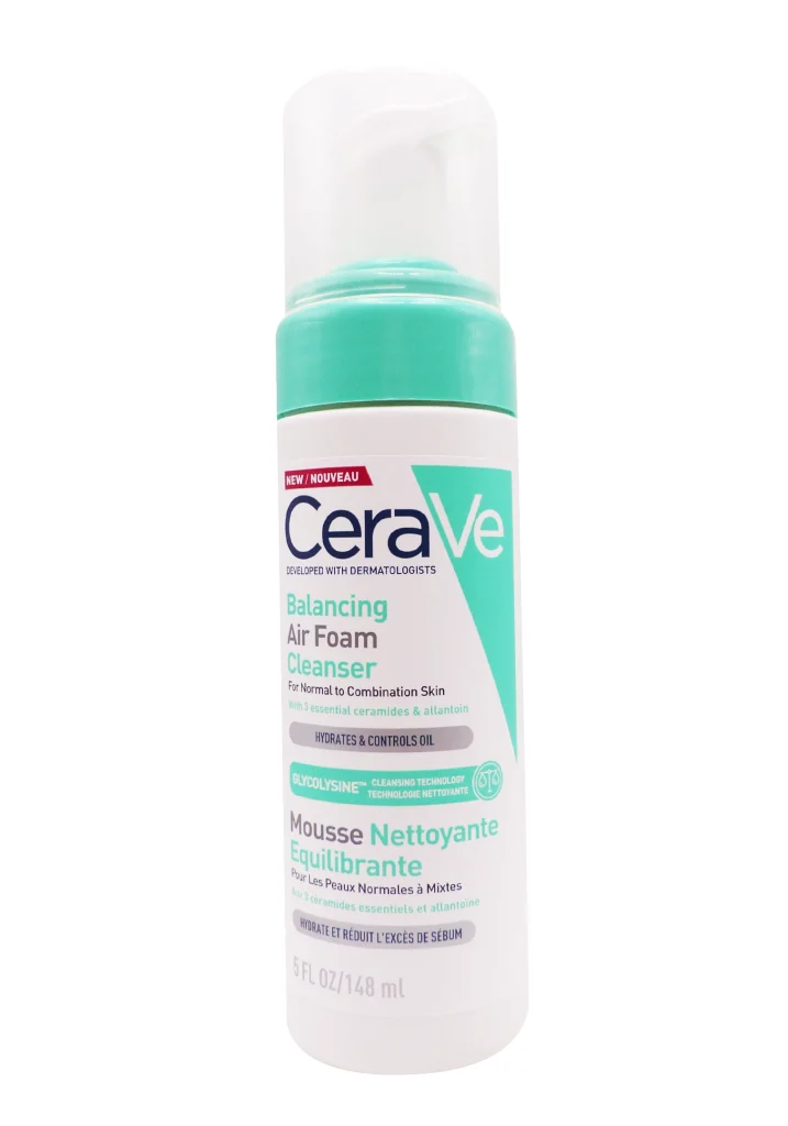 CERAVE MOUSSE NETTOYANTE EQUILIBRANTE 148ML 2 cerave mousse nettoyante 148 ml