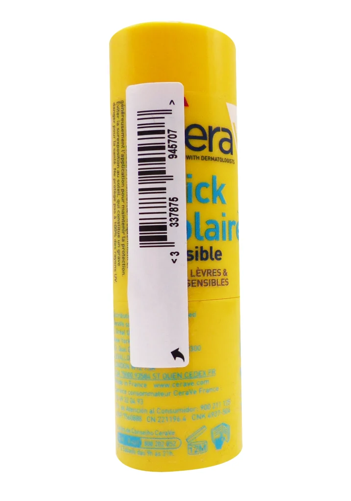 CERAVE STICK SOLAIRE INVISIBLE SPF50+, 8G 3 cerave stick dos