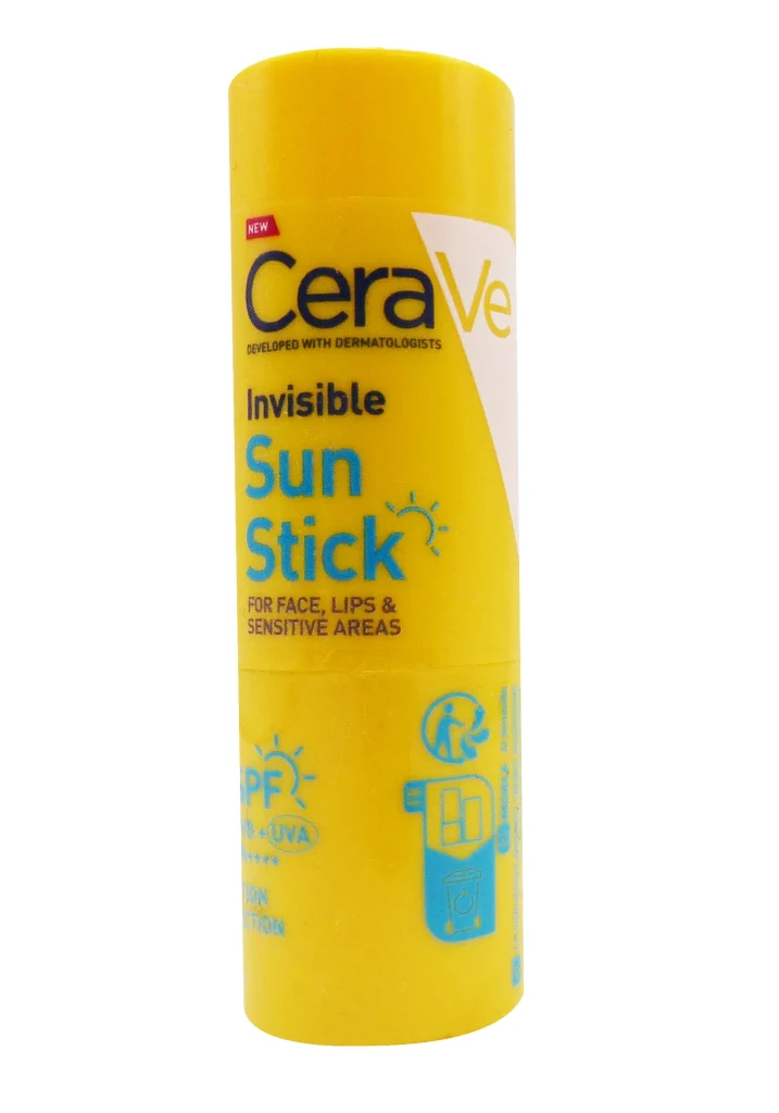 CERAVE STICK SOLAIRE INVISIBLE SPF50+, 8G 2 cerave sun stick