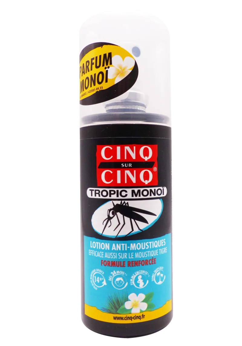 cinq sur cinq monoï répulsif spray