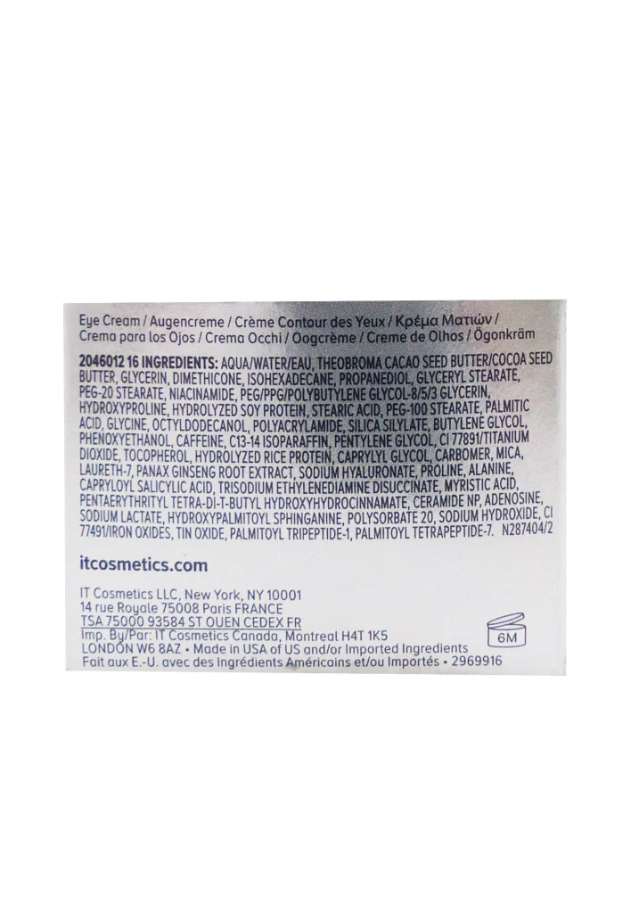 IT COSMETICS CREME CONTOUR DES YEUX 15 ML 5 dos creme contour des yeux dos it