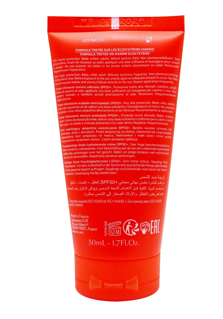 SVR SUN SECURE CREME SPF 50, 50ML 4 dos creme solaire 50 ml