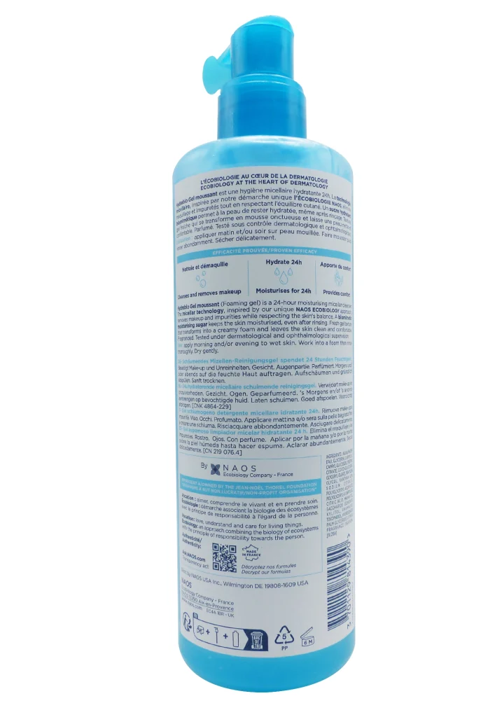 BIODERMA HYDRABIO GEL MOUSSANT 400 ML 3 dos gel bioderma