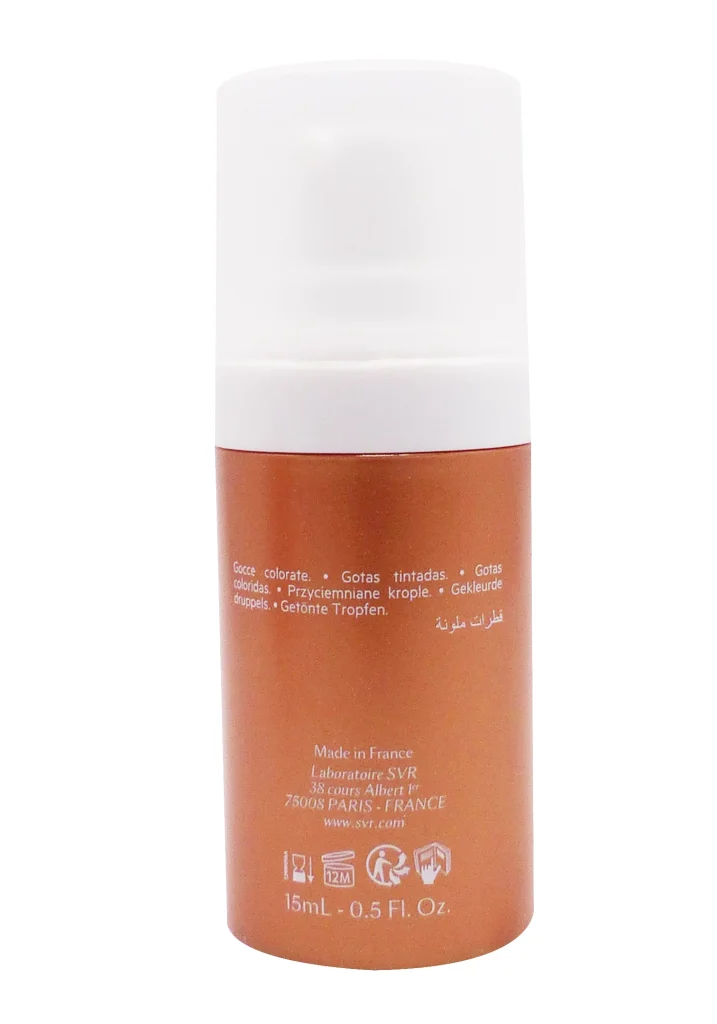 SVR SUN SECURE GOUTTES TEINTEES 15ML 4 dos gouttes teintees sun secure flacon