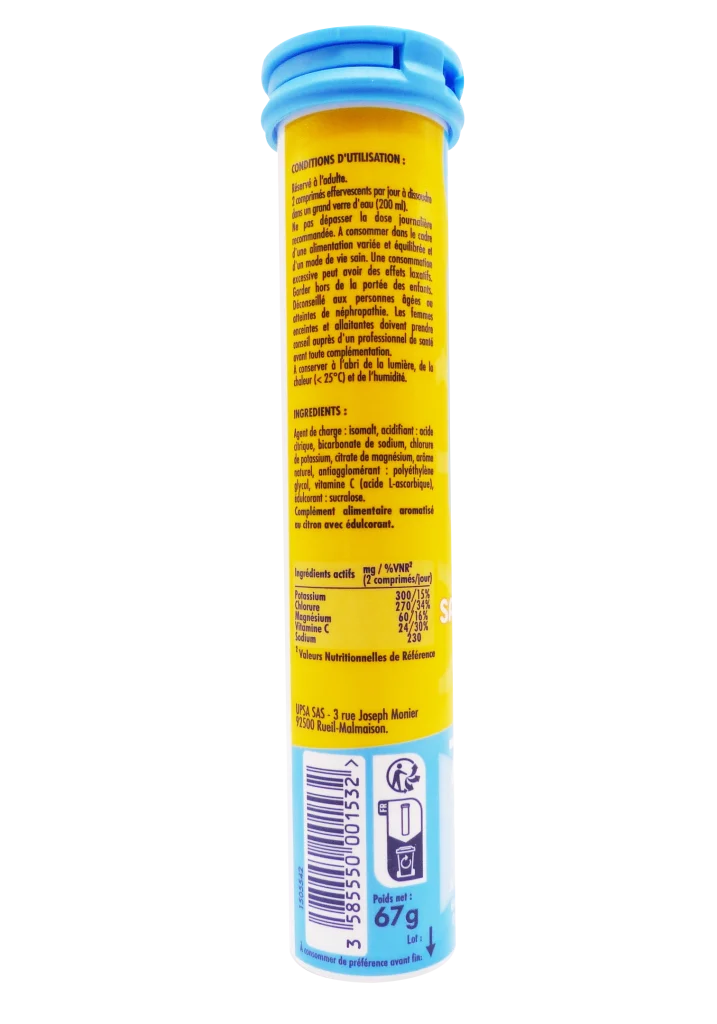 HYDRAFIZZ SANS SUCRE CITRON 16 COMPRIMES 3 dos hydrafizz 2