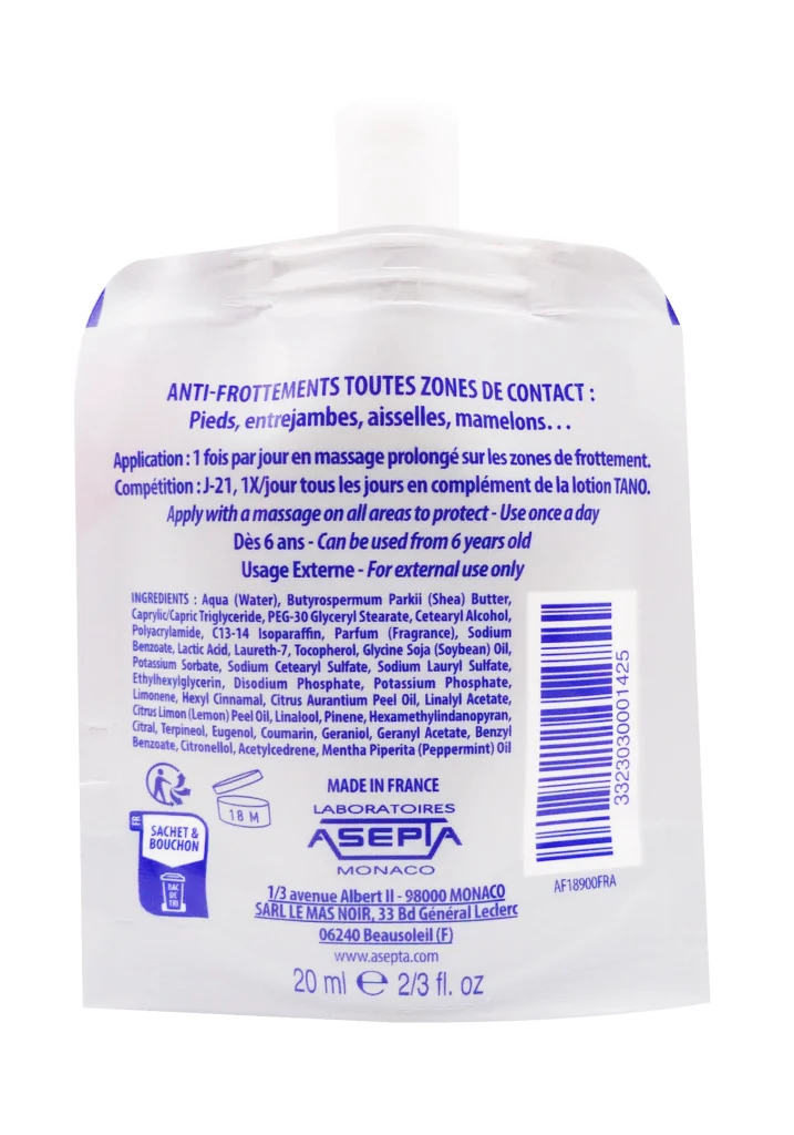 AKILEINE SPORT NOK CREME ANTI-FROTTEMENTS 20ML 3 dos nok nomade 20 ml