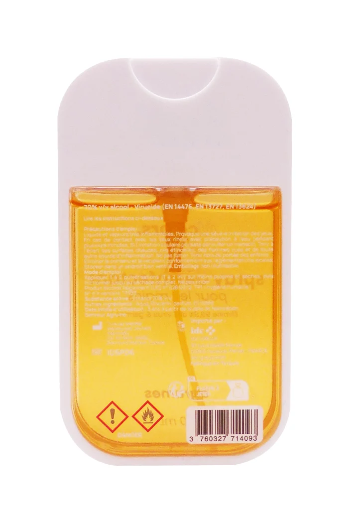 IDCOLORS SPRAY DESINFECTANT AGRUME 30 ML 3 dos spray orange