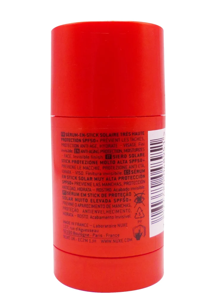 NUXE SUN STICK SERUM SOLAIRE SPF50+, 25G 3 dos stick