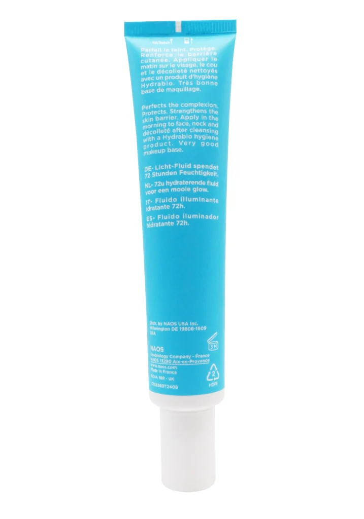 BIODERMA HYDRABIO FLUIDE PERFECTEUR SPF30, 40ML 4 dos tube bioderma 1