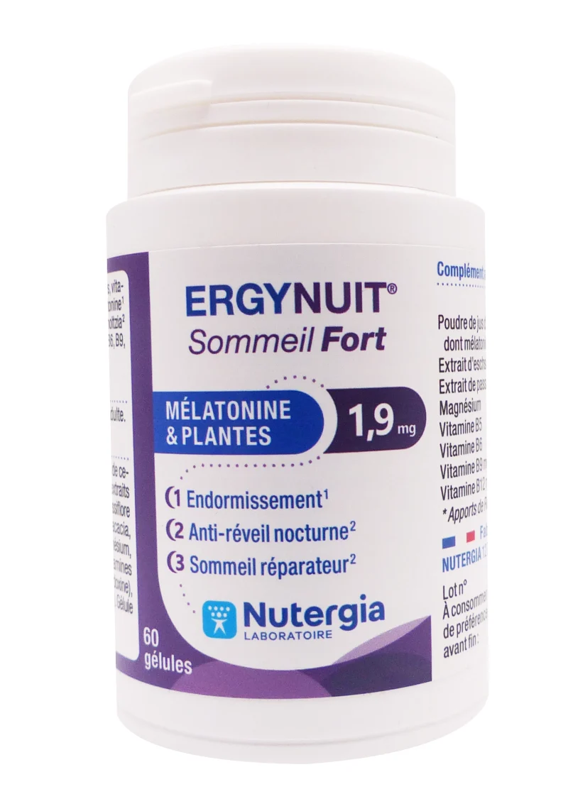 ergynuit sommeil fort 60 gélules nutergia