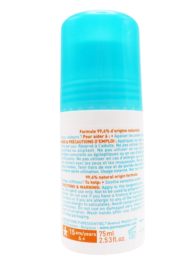 PURESSENTIEL CRYO PURE ARTICULATIONS & MUSCLES ROLL-ON 75ML 4 froid