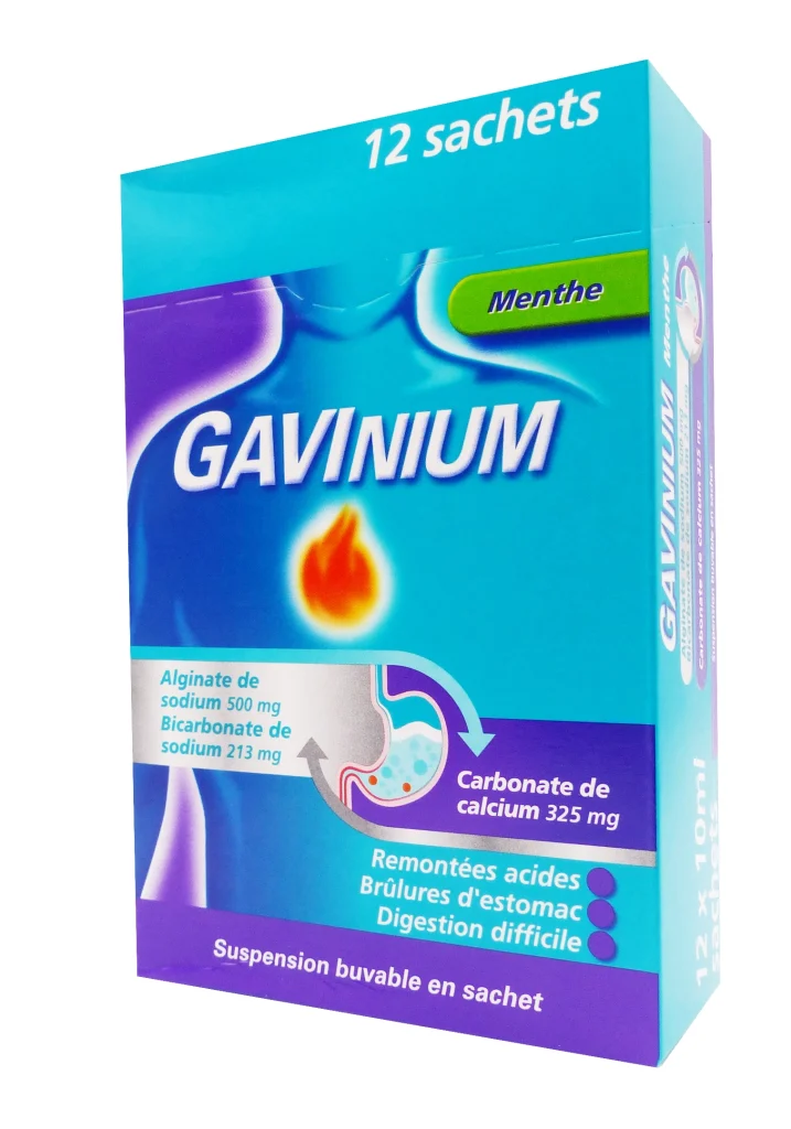 GAVINIUM SUSPENSION BUVABLE 12 SACHETS 10ML 2 gavinium 12 sachets