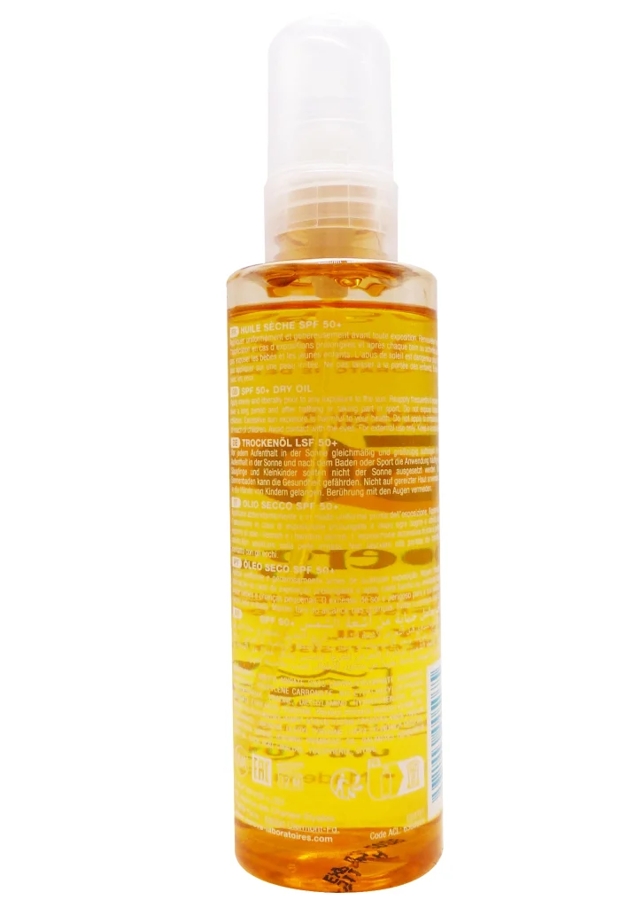 NOREVA BERGASOL HUILE SECHE SPF 50, 150ML 3 huile bergasol