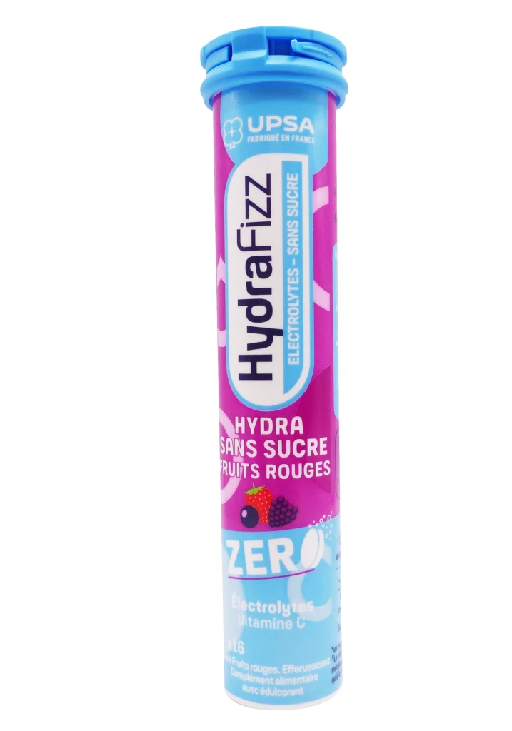 HYDRAFIZZ SANS SUCRE FRUITS ROUGES 16 COMPRIMES EFFERVESCENTS 2 hydrafizz upsa