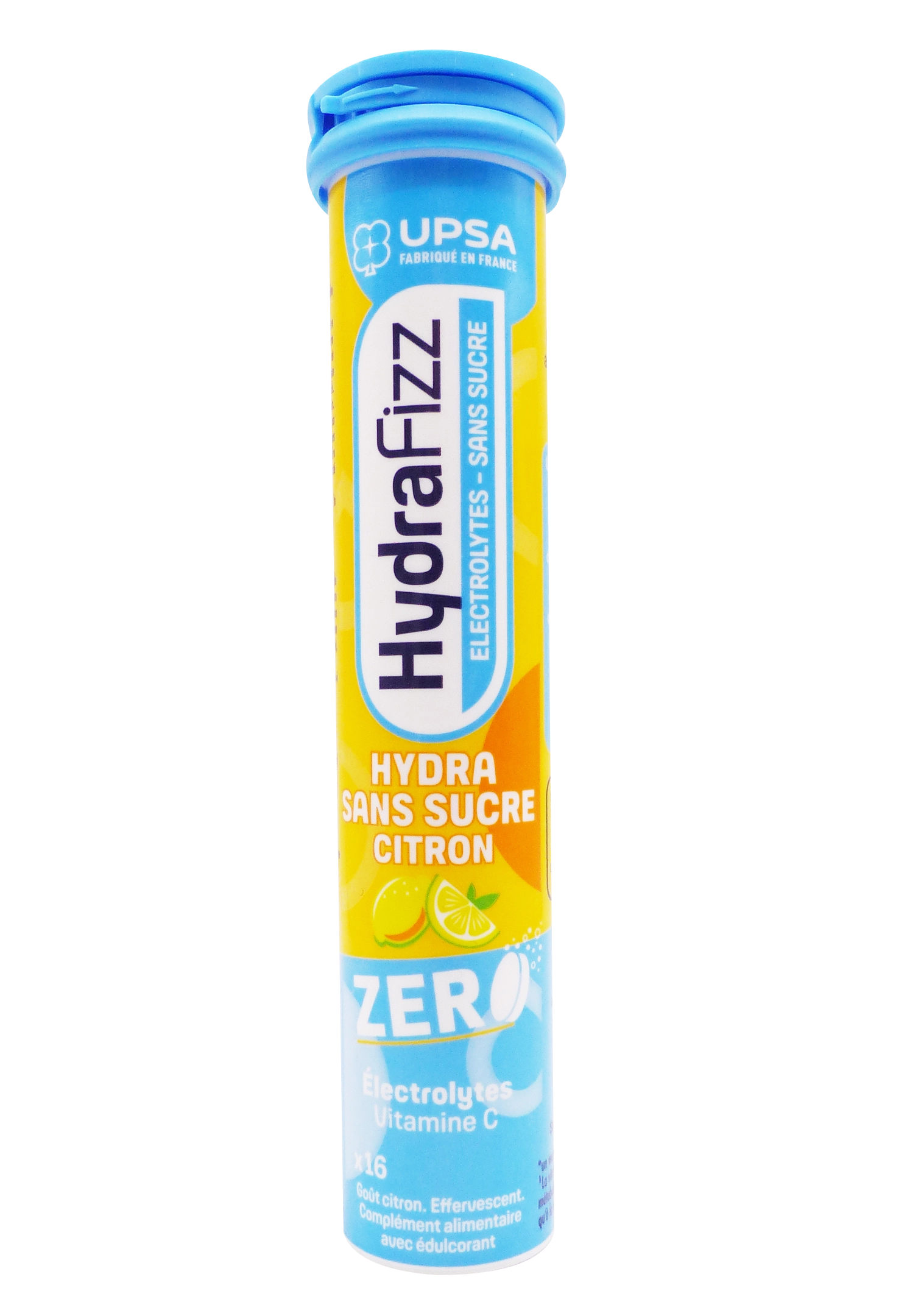 HYDRAFIZZ SANS SUCRE CITRON 16 COMPRIMES 1 hydrafizz