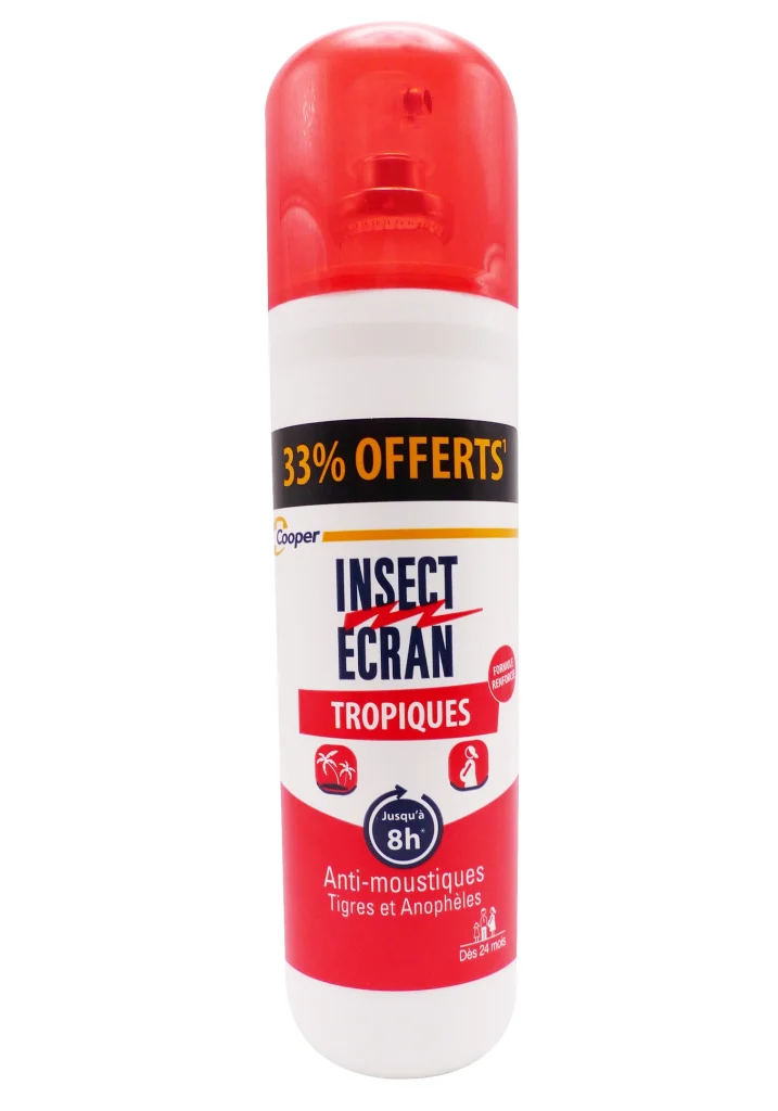 INSECT ECRAN TROPIQUES 100ML 2 insect ecran 33 offert