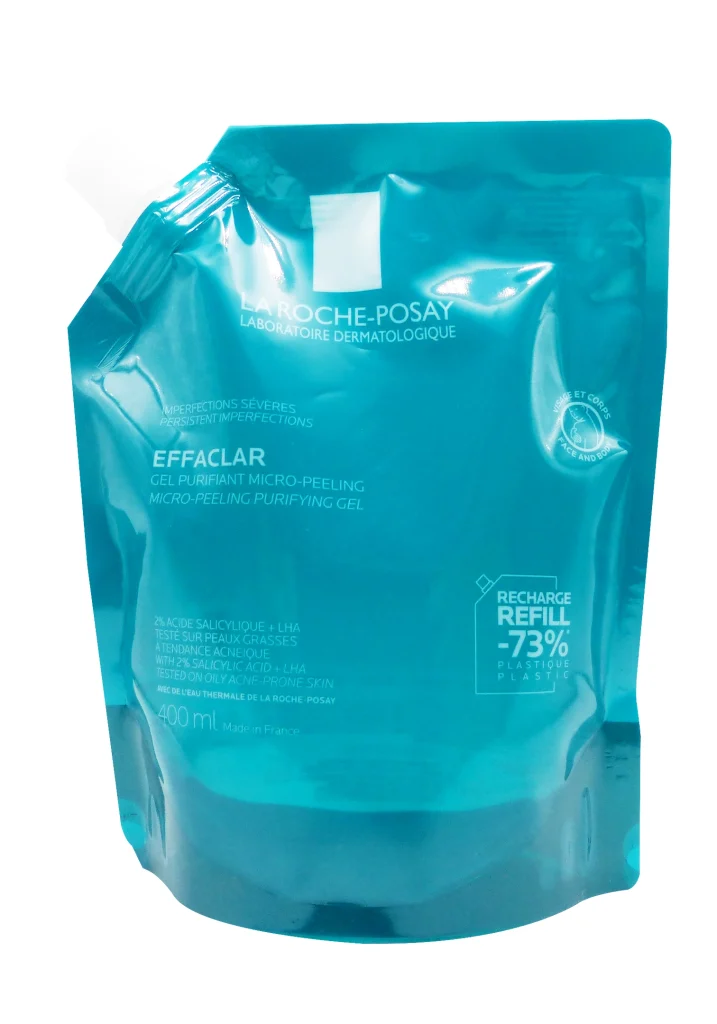 LA ROCHE POSAY EFFACLAR GEL MICRO PEELING 400ML ECO RECHARGE 2 la roche posay effaclar 400 ml