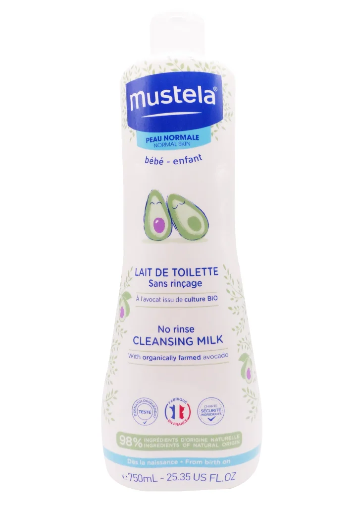 MUSTELA LAIT TOILETTE SANS RINCAGE 750ML 2 lait de toilette 750 ml