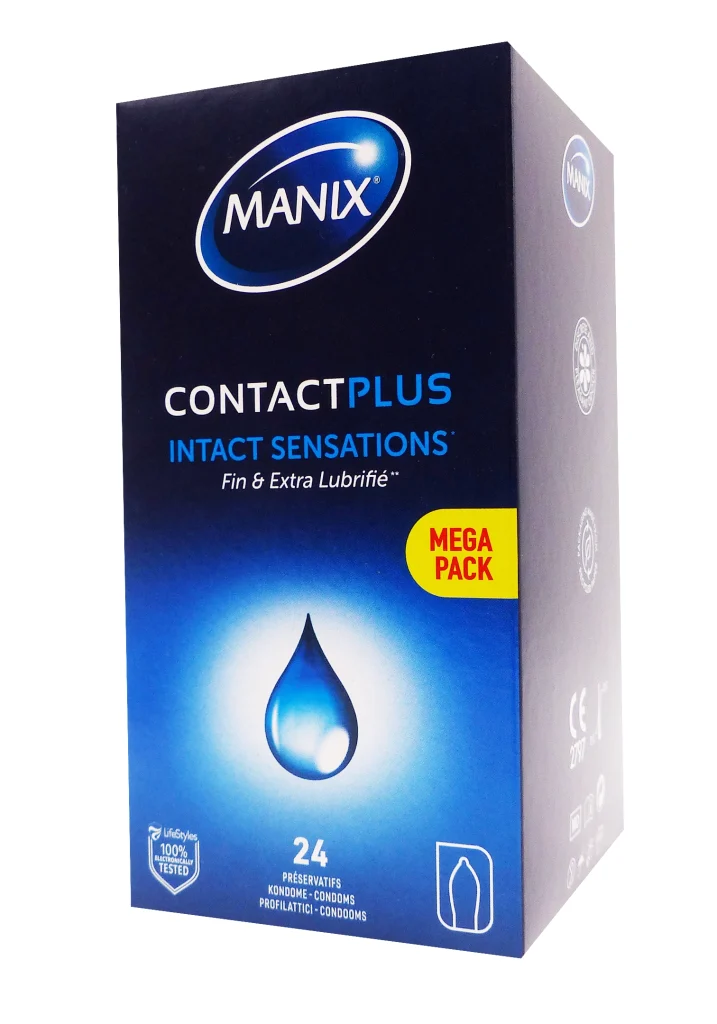 MANIX CONTACT PLUS 24 PRESERVATIFS 2 manix 24 preservatifs