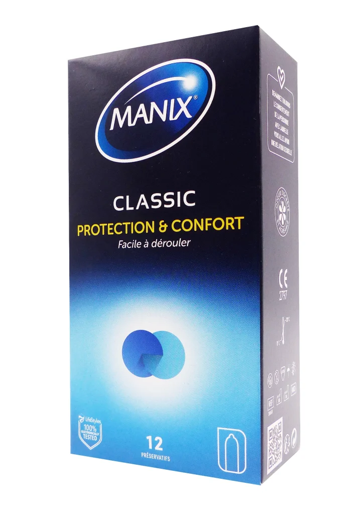 MANIX CLASSIC PROTECTION & CONFORT 12 PRESERVATIFS 2 manix classic protection confort 12 preservatifs