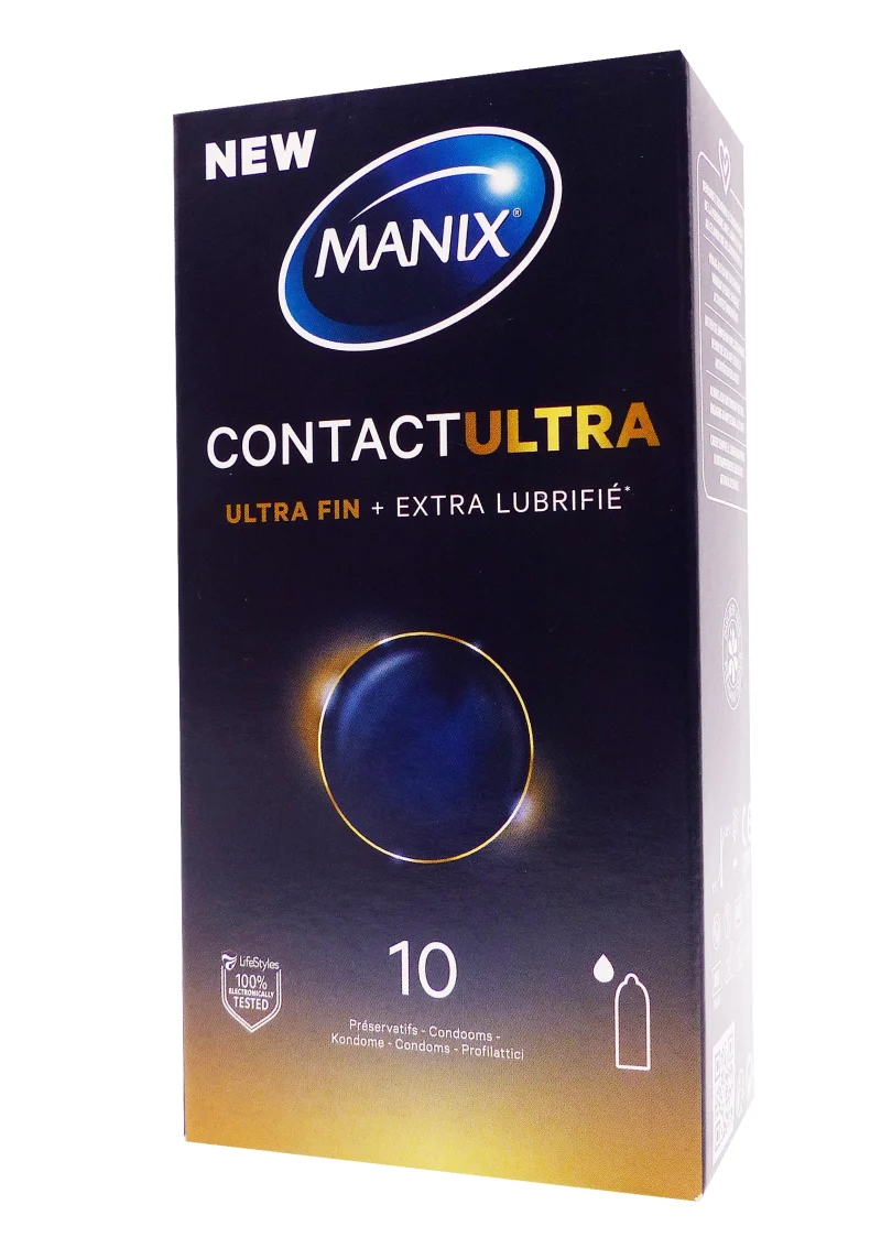 manix contactultra 10 préservatifs