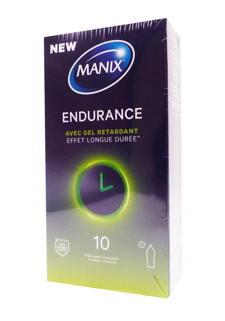 MANIX ENDURANCE BOITE DE 10 PRESERVATIFS 2 manix endurance 10 preservatifs