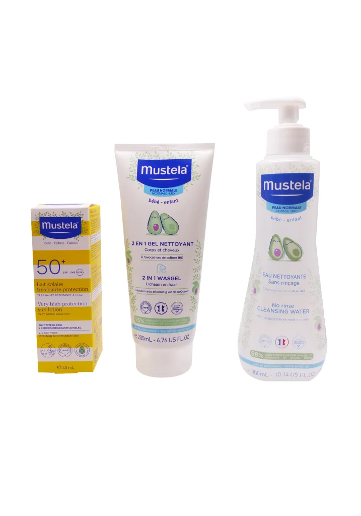 MUSTELA TROUSSE DE VACANCES BEBE 3 mustela produits trousse