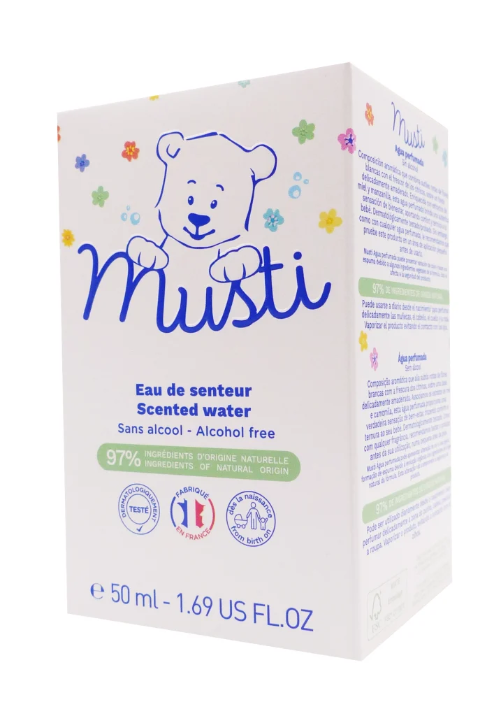 MUSTELA EAU DE SENTEUR MUSTI 50ML 2 musti eau de senteur bebe 50 ml