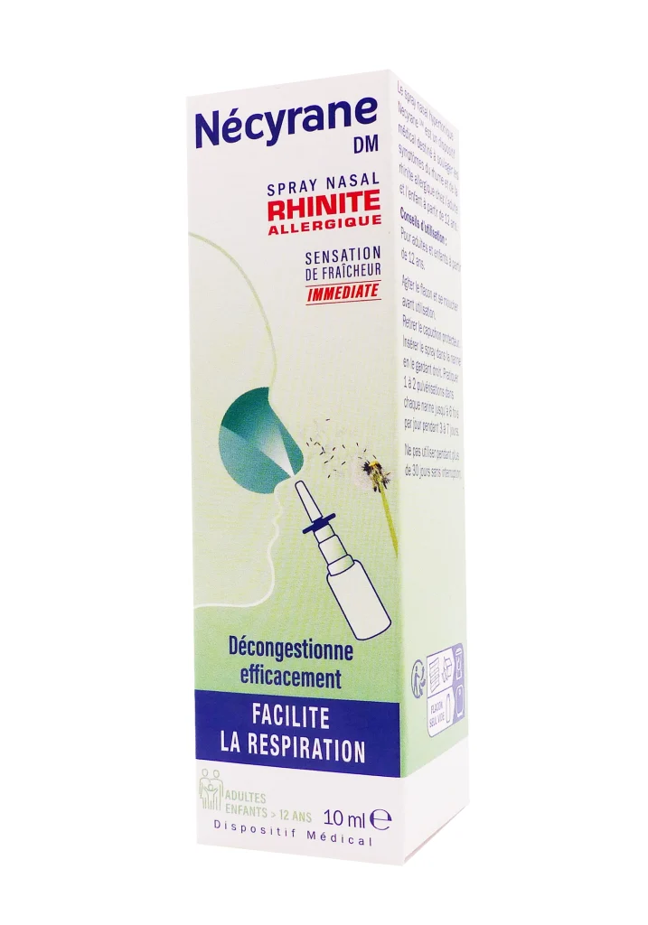 NECYRANE DM SPRAY NASAL HYPERTONIQUE 10ML 2 necyrane spray nasal rhinite 10 ml