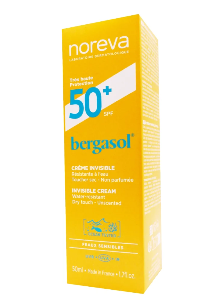 NOREVA BERGASOL CREME INVISIBLE SPF 50 + 50ML 2 noreva bergasol 50
