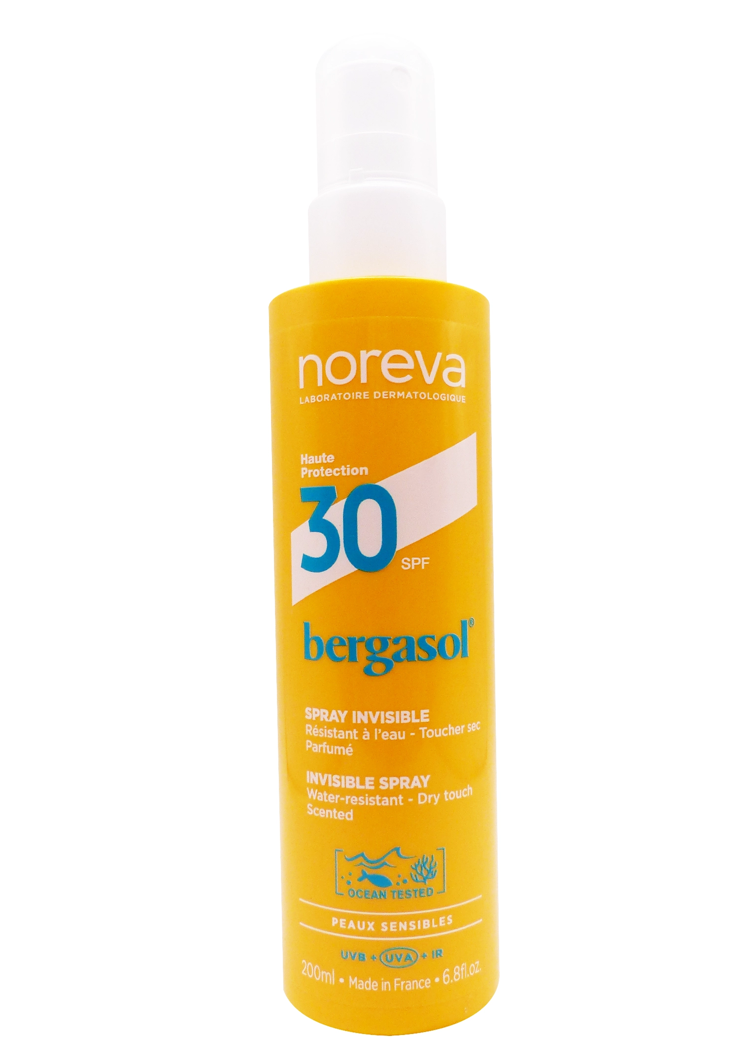 NOREVA BERGASOL SPRAY INVISIBLE SPF30, 200ML 1 noreva bergasol spf 30 200 ml