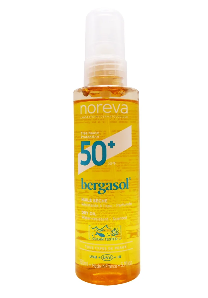 NOREVA BERGASOL HUILE SECHE SPF 50, 150ML 2 noreva bergasol spf 50