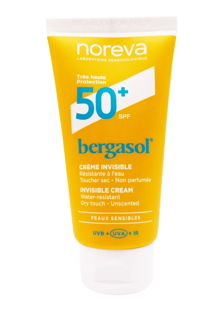 NOREVA BERGASOL CREME INVISIBLE SPF 50 + 50ML 3 noreva tube