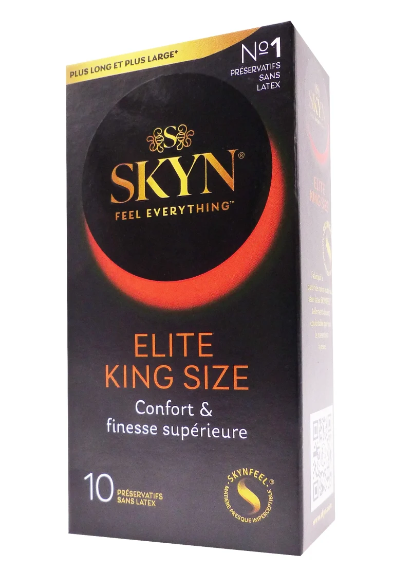 skyn elite king size 10 preservatifs