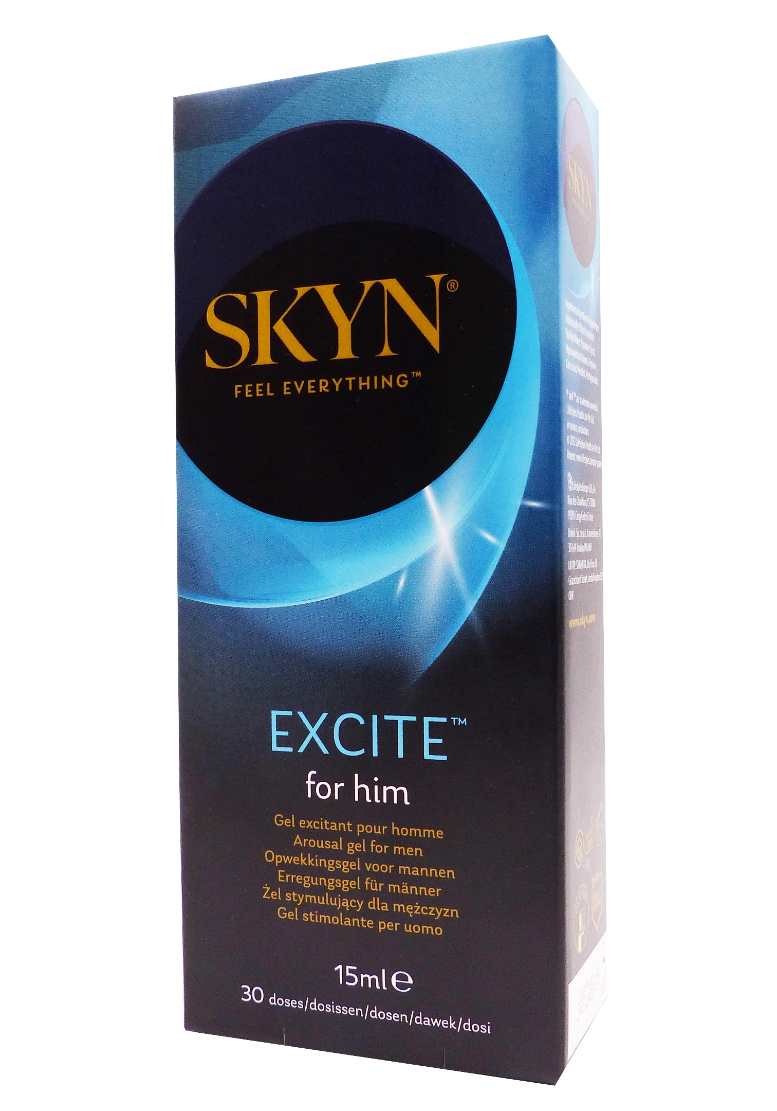 SKYN GEL EXCITE FOR HIM 15ML 1 skyn excite for him 15 ml