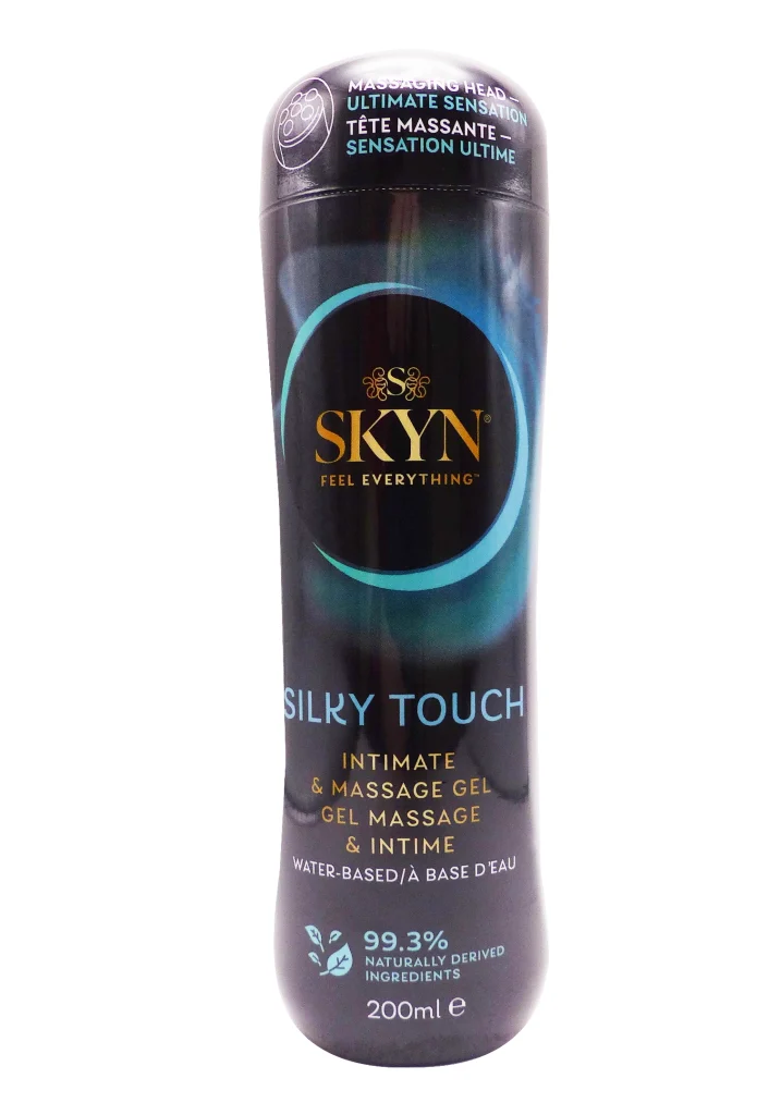 SKYN SILKY TOUCH GEL INTIME 200ML 2 skyn gel massage 200 ml