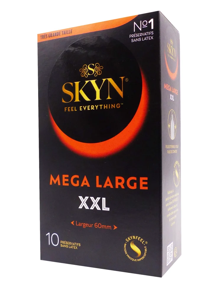 SKYN MEGA LARGE XXL 10 PRESERVATIFS 2 skyn mega large xxl 10 preservatifs