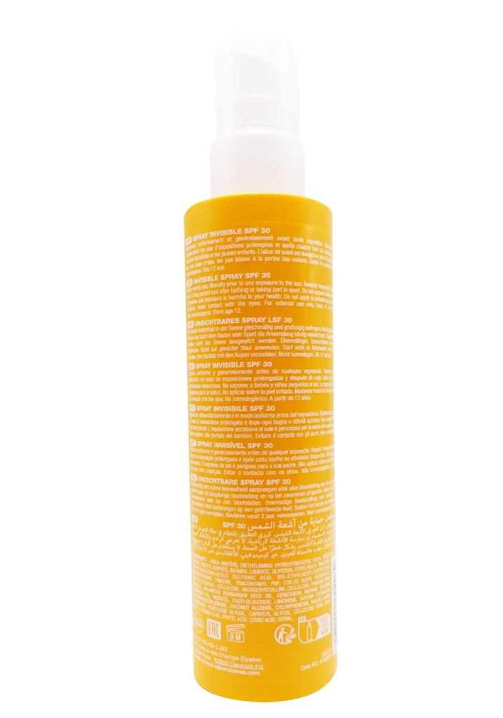 NOREVA BERGASOL SPRAY INVISIBLE SPF30, 200ML 3 spray invisible spf 30