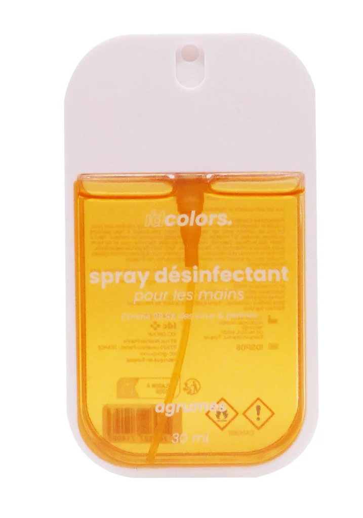 IDCOLORS SPRAY DESINFECTANT AGRUME 30 ML 2 spray orange