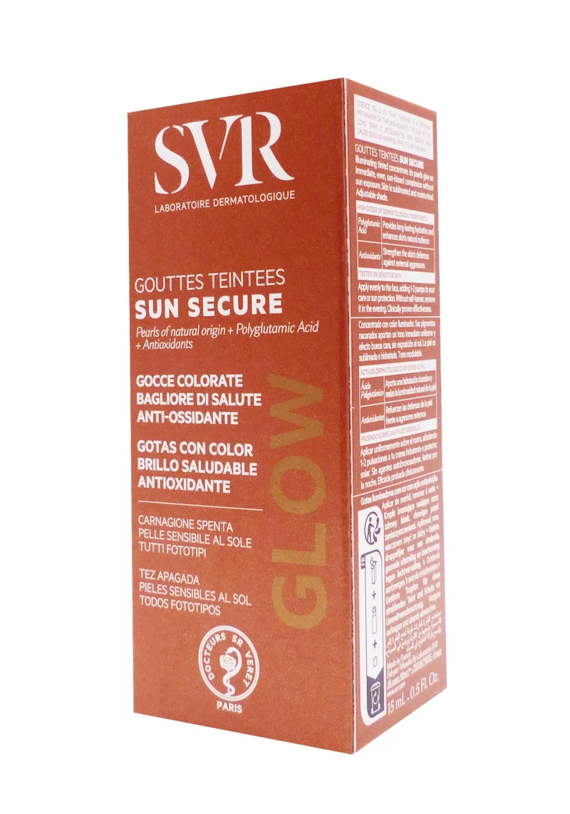 svr gouttes teintées sun secure 15 ml