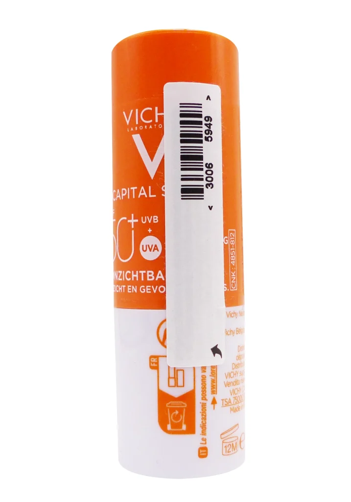VICHY STICK INVISIBLE ZONES SENSIBLES SPF50+ 9ML 3 vichy capital soleil spf 50dos