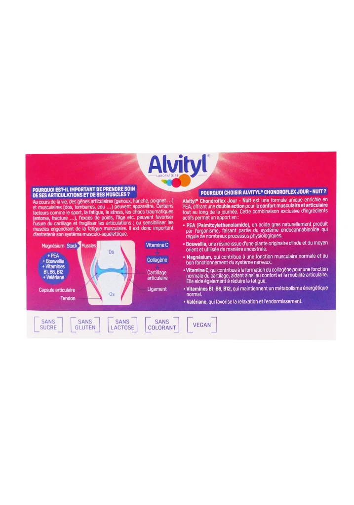 ALVITYL CHONDROFLEX JOUR/NUIT CURE 8 JOURS 3 alvityl dos