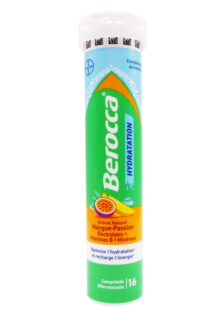 BEROCCA HYDRATATION MANGUE PASSION 16 COMPRIMES 2 berocca hydratation 16 comprimes