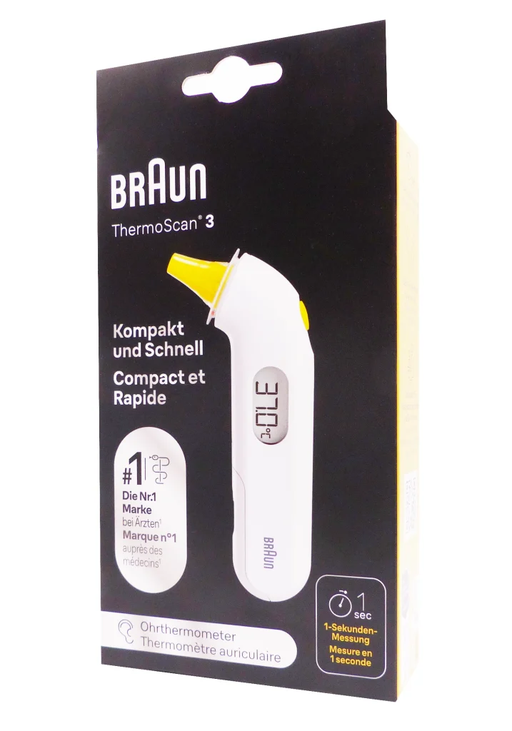 THERMOSCAN 3 THERMOMETRE AURICULAIRE 2 braun thermometre