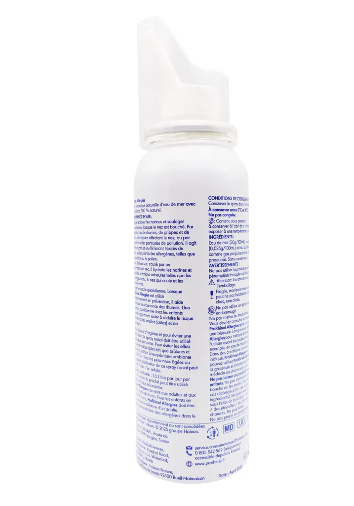 PRORHINEL SPRAY ALLERGIE 100ML 4 dos 1