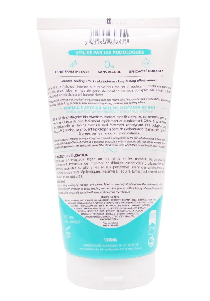 ALVADIEM GEL FRAICHEUR 150 ML 3 dos alvadiem