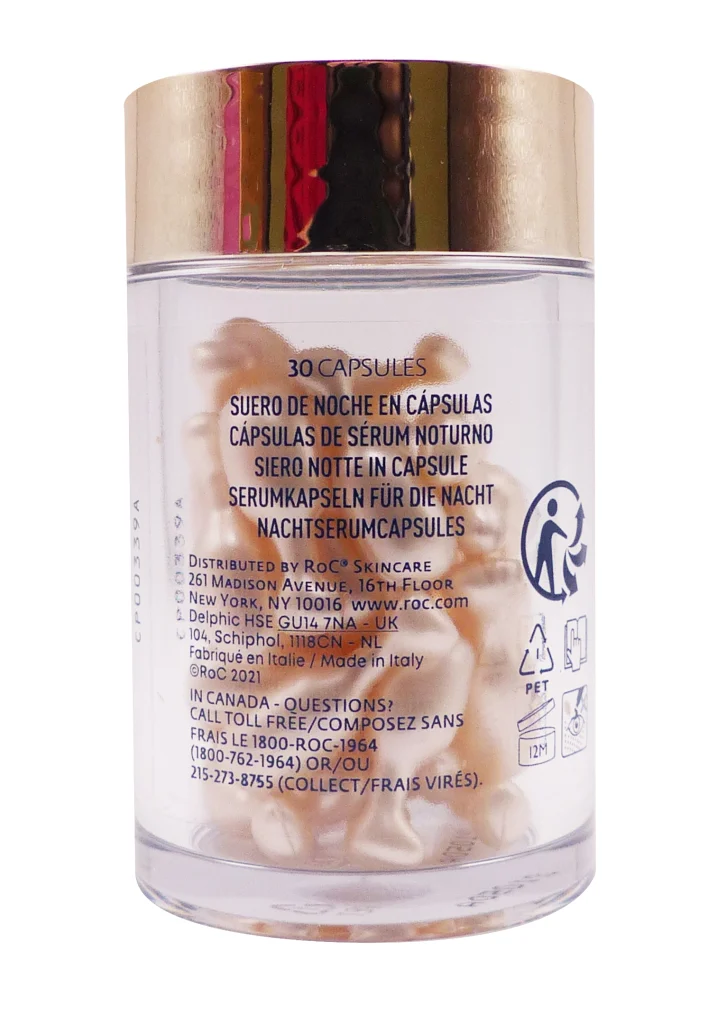 ROC SOIN LISSANT SERUM NUIT 30 CAPSULES 4 dos capsules roc