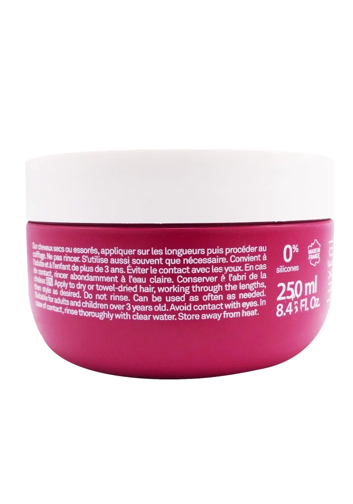 LUXEOL CREME DE SOIN FRISES CREPUS 250 ML 3 dos cheveux pot