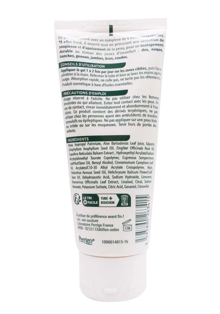 PHYSTOSUN GEL ARTICULAIRE LONGUE DUREE 3 dos creme 4